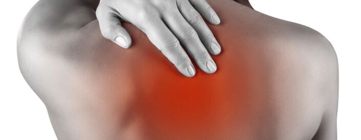 dolor de espalda en la osteocondrosis